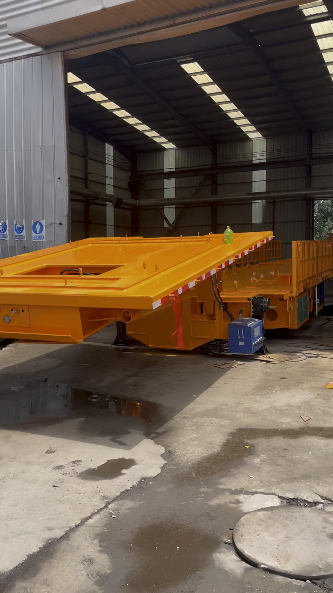 液压轴线拼接大件运输专用车,变压器设备运输车-度小视