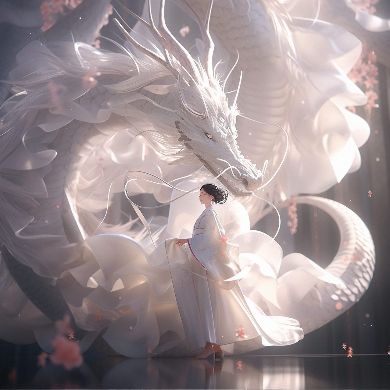 少女与龙
