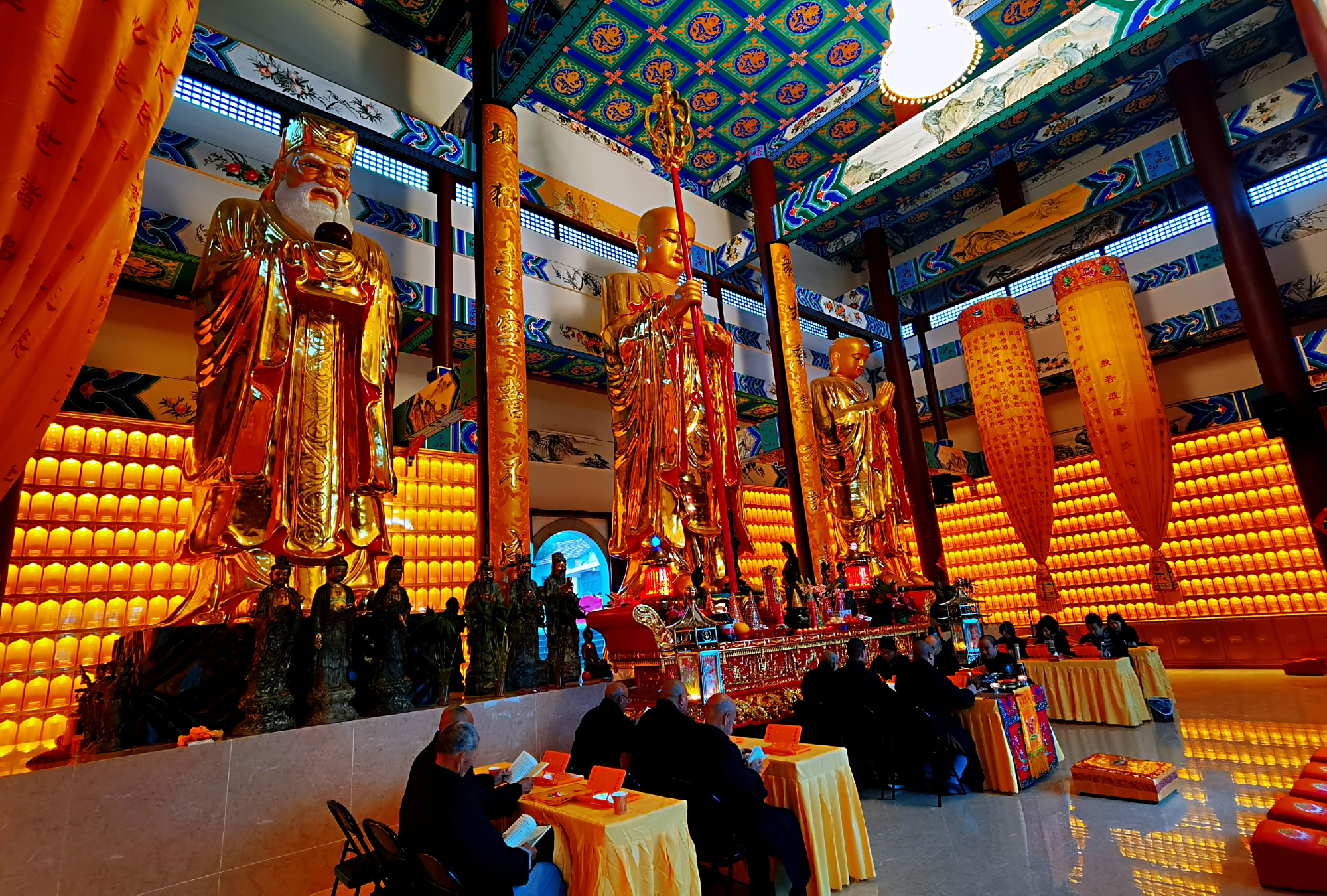 普救禅寺隆重启建浙江杭州戴府,刘府 诵经祈福超度法会