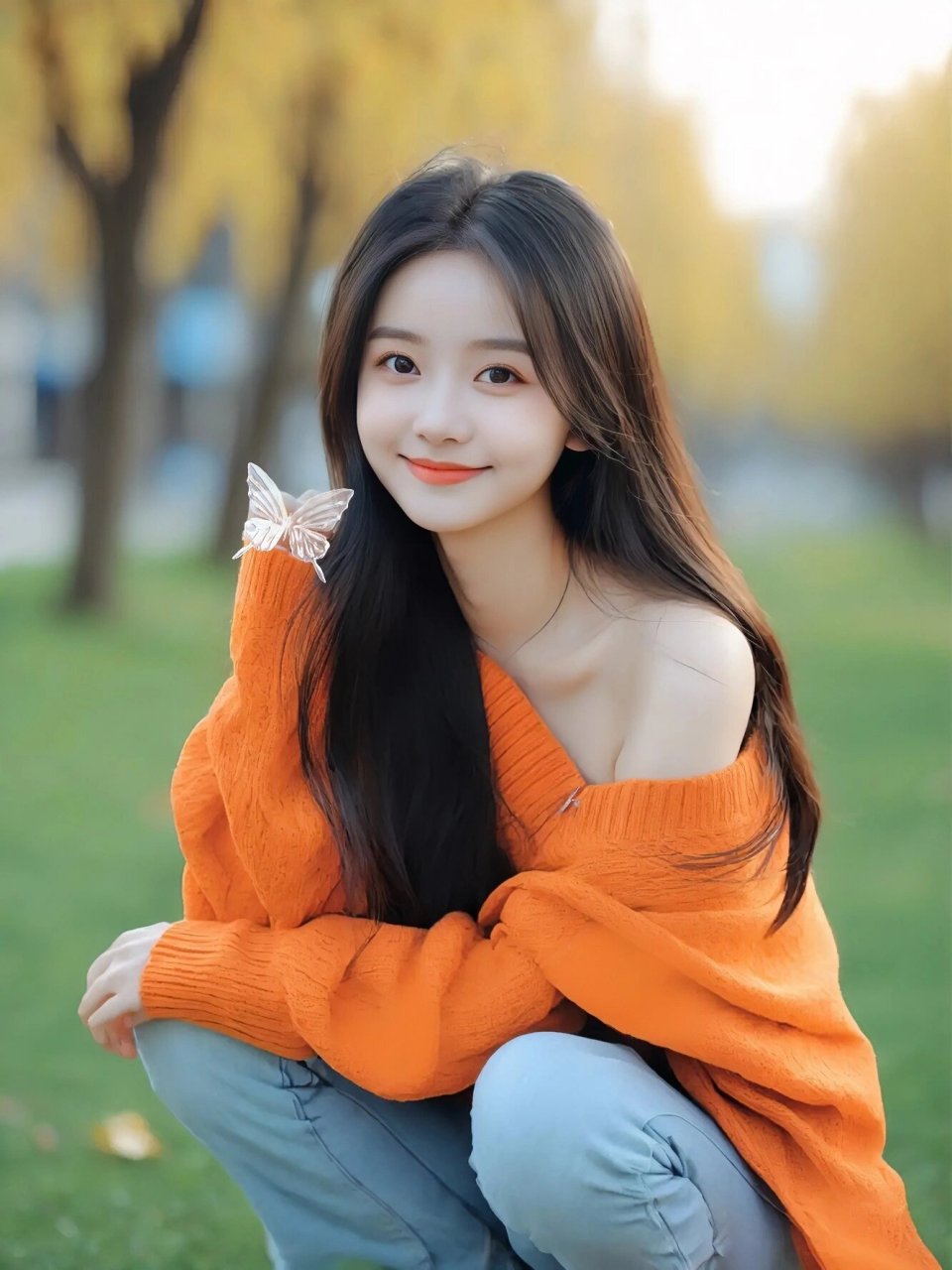 说是真人实拍的,去看看9的爪子95|||#ai绘画[话题]# #气质美女[话题