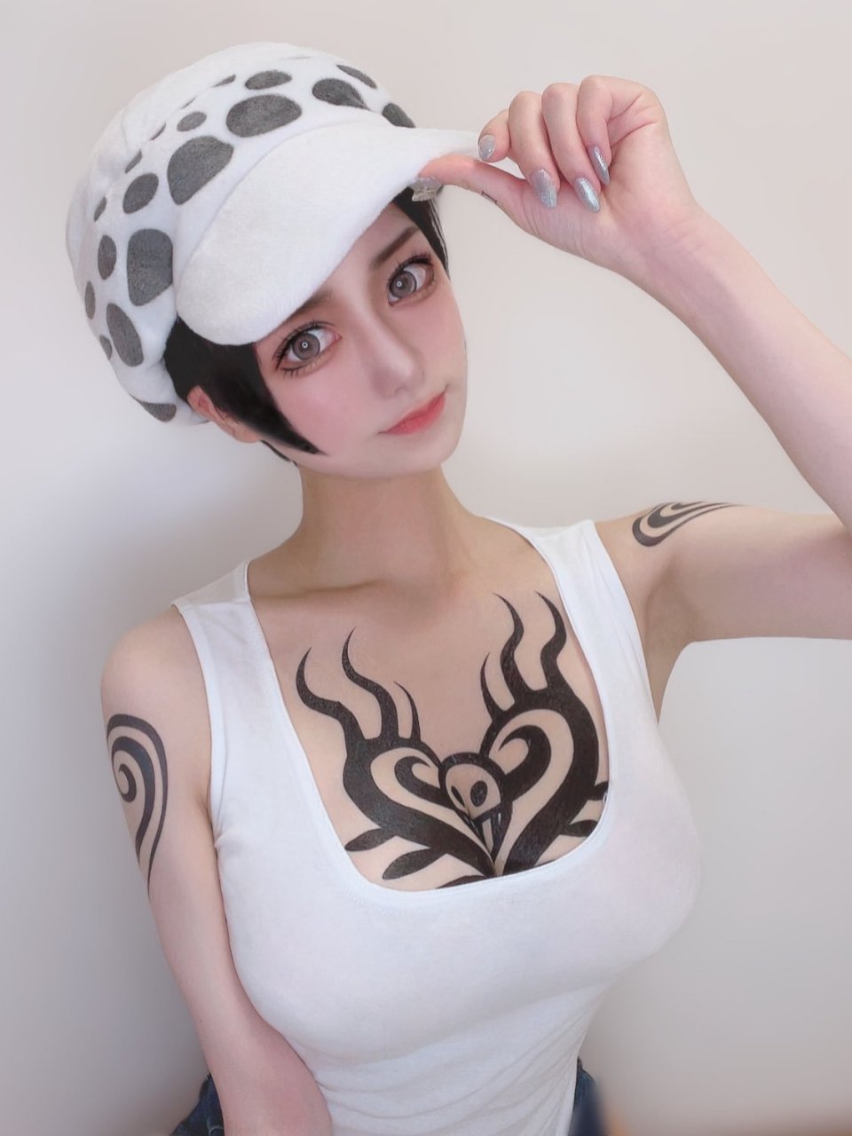 海贼王# 特拉法尔加·罗娘化cos,你们打几分呢?