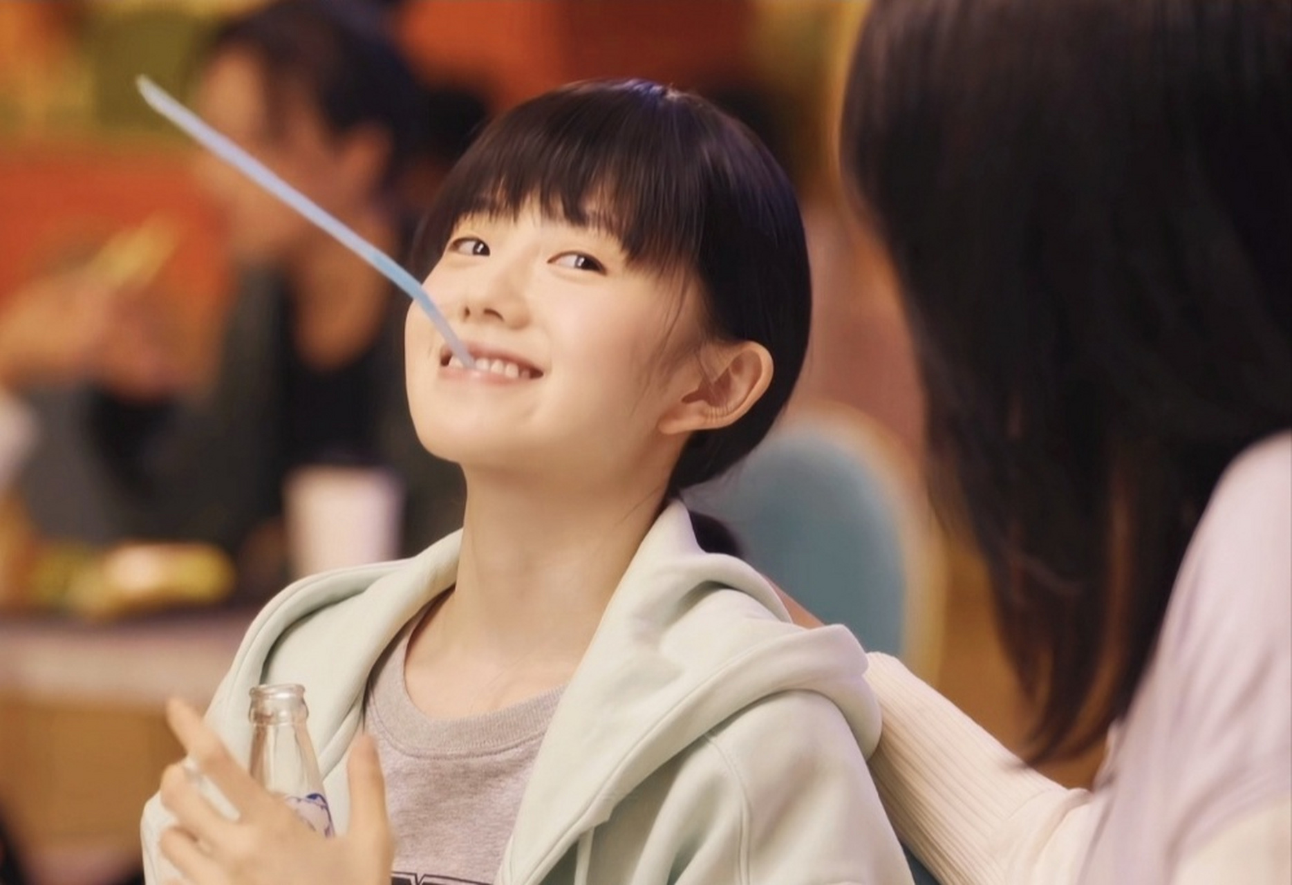 刘浩存有了齐刘海一下子就普了