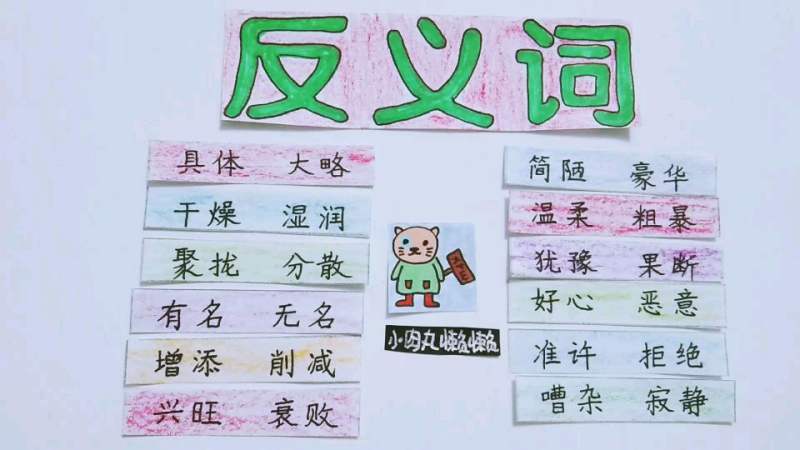 学前语文反义词·幼升小衔接学习经验分享儿童启蒙108次播放01:12继续观看立