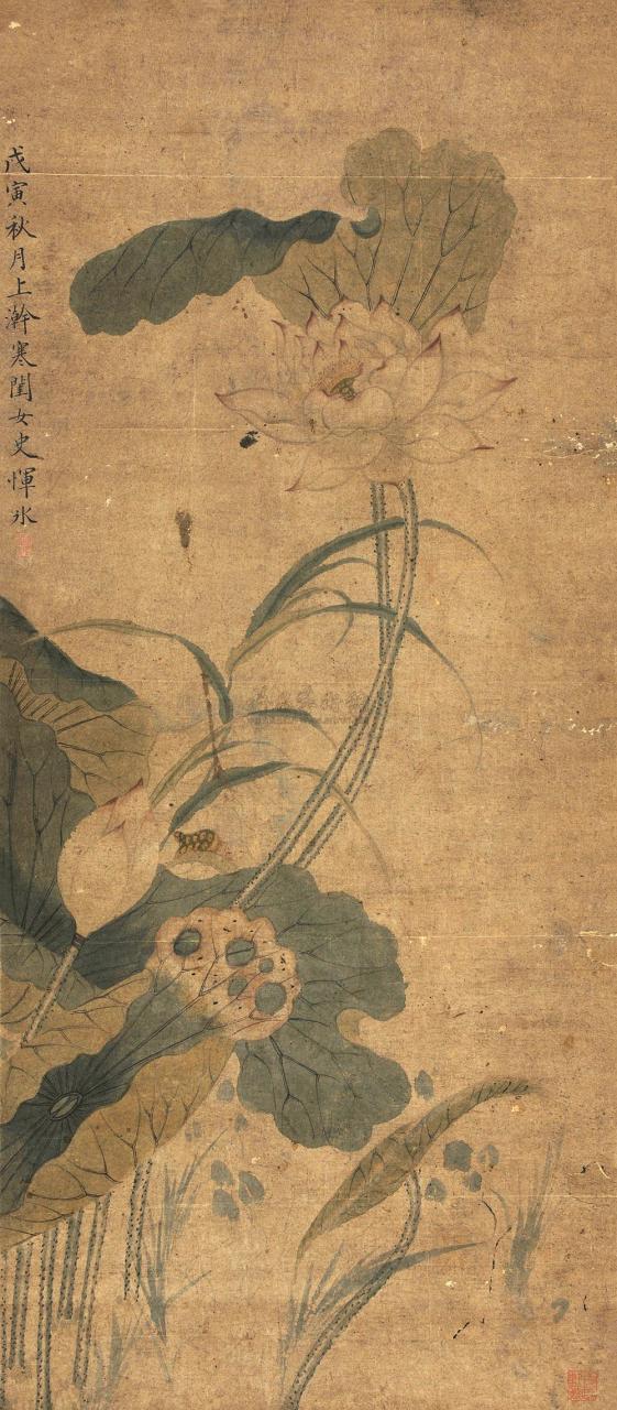 中国花鸟画中的名花卉【十六】清代名家恽冰作品欣赏