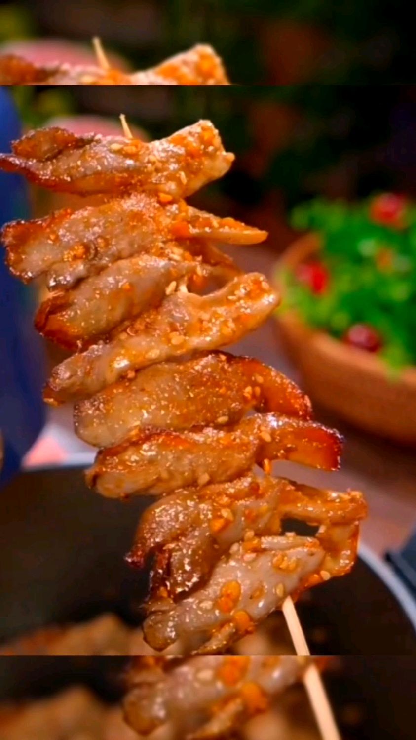 空气炸锅做烤平菇,和外面烧烤店卖的一样,在家实现烧烤自由