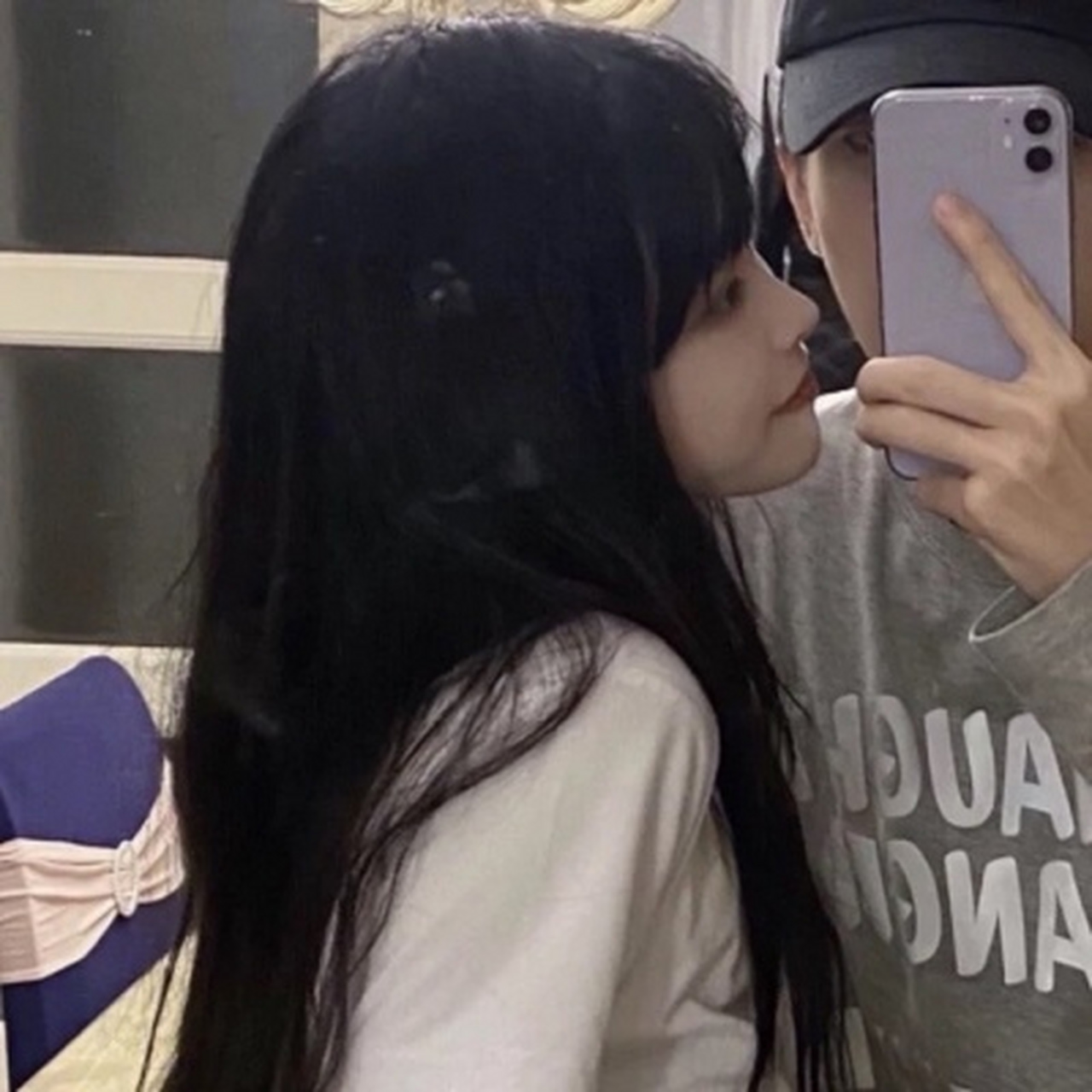 好看的一男一女真人情侣头像,高级氛围感拉满