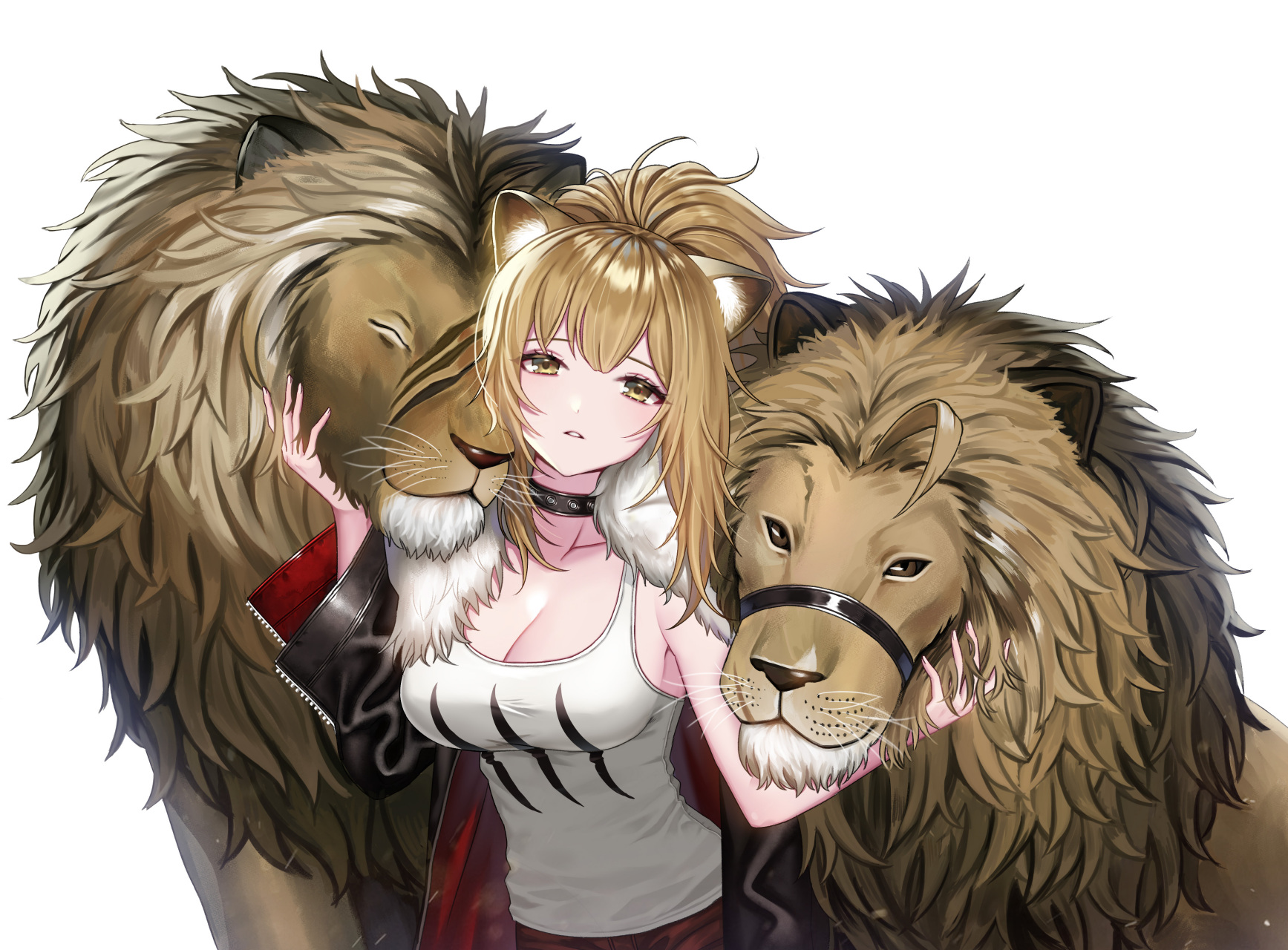 美女与野兽——推进之王(明日方舟)#二次元#  画师:ソコン