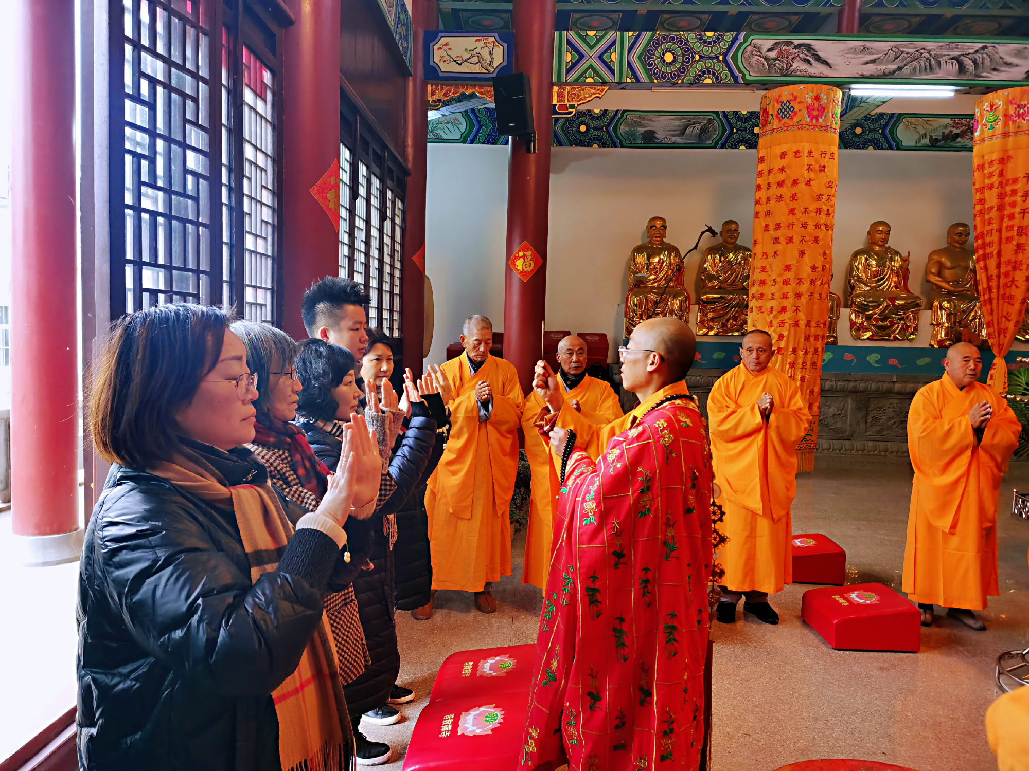 普救禅寺隆重启建浙江杭州戴府,刘府 诵经祈福超度法会