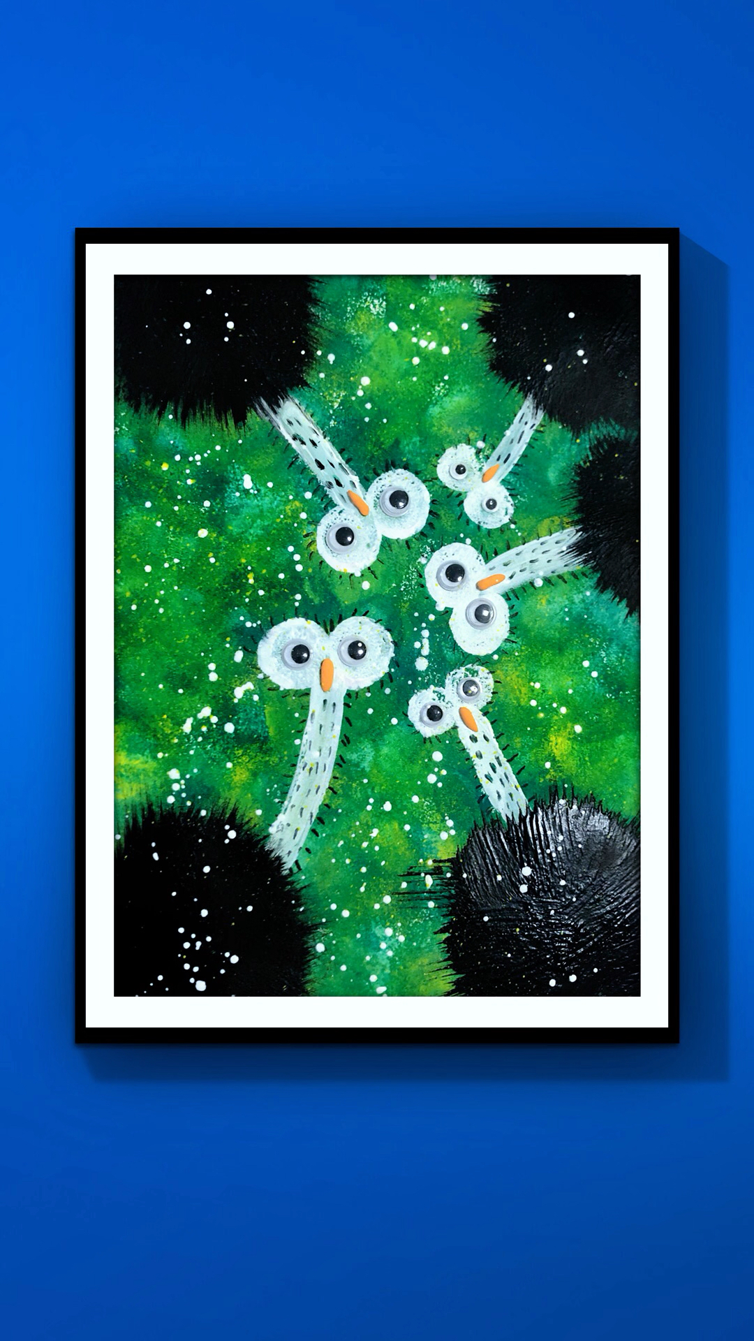 鸵鸟创意绘画,少儿美术,少儿创意美术,少儿创意绘画,儿童创意绘画