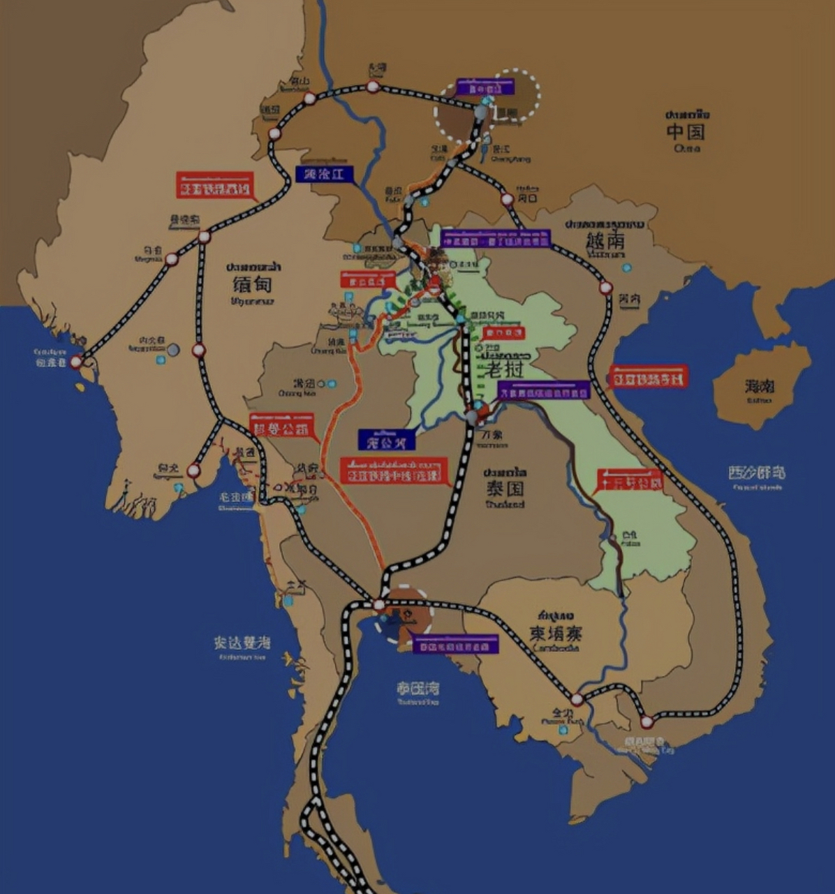 中国友好邻邦老挝,随着中老铁路全线开通,给这片热土带来了巨大的发展