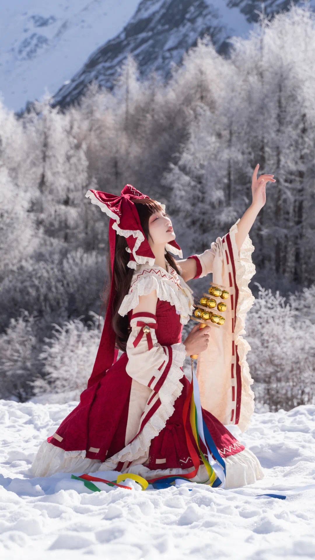 cos:东方project博丽灵梦cos正片@元素