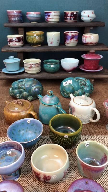 钧瓷原产地,源头货源茶具摆件-度小视