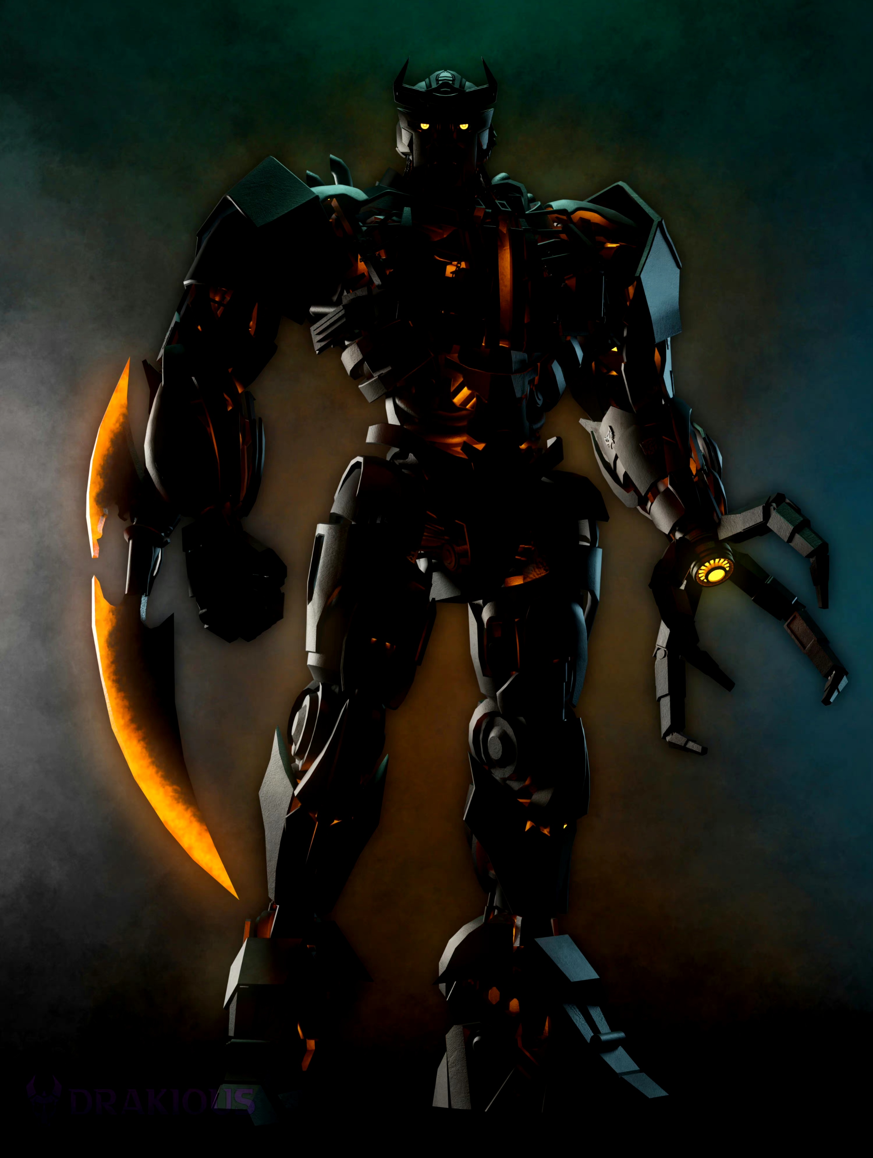 建模欣赏:《变形金刚:超能勇士崛起》天灾建模