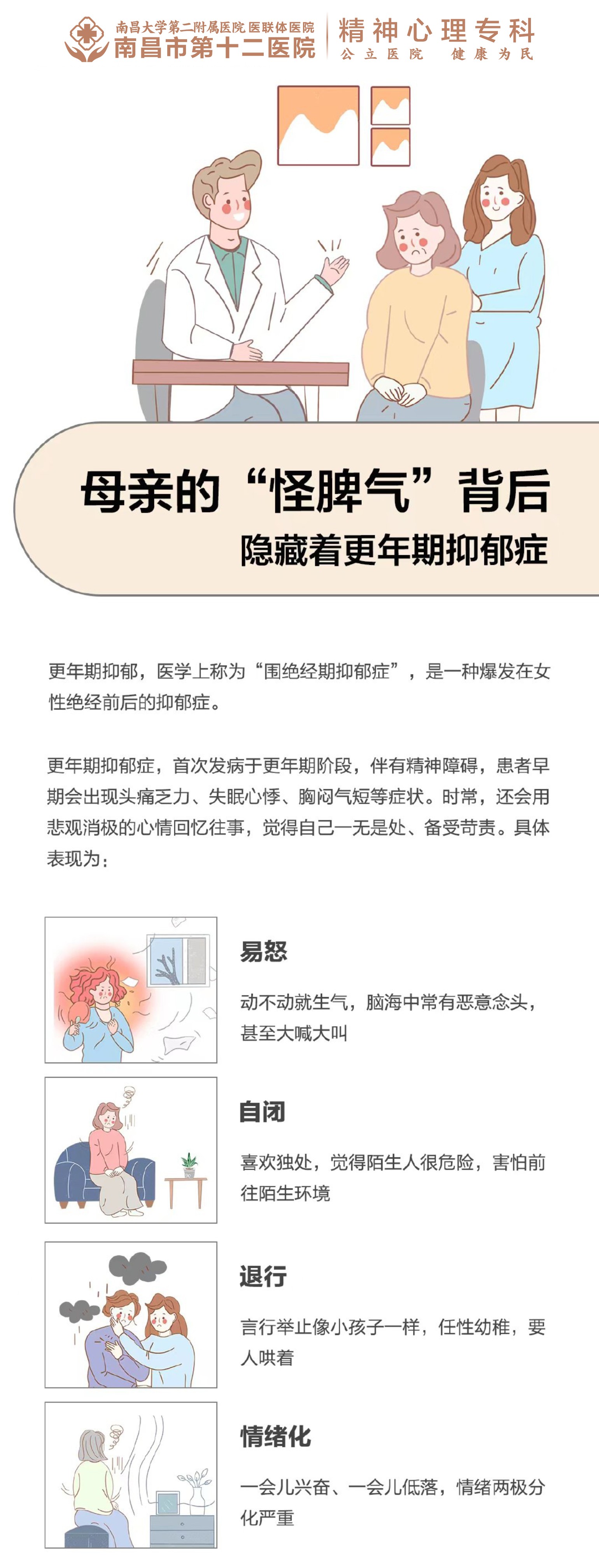 更年期抑郁症——一种容易被忽略的疾病尝尝隐藏在"怪脾气"后面