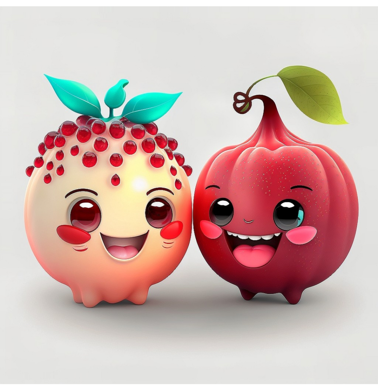 可爱的石榴宝宝