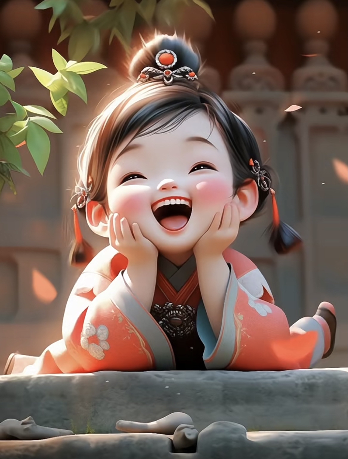 头像:真心希望我的宝贝永远都可以肆无忌惮的开怀大笑,天天开心