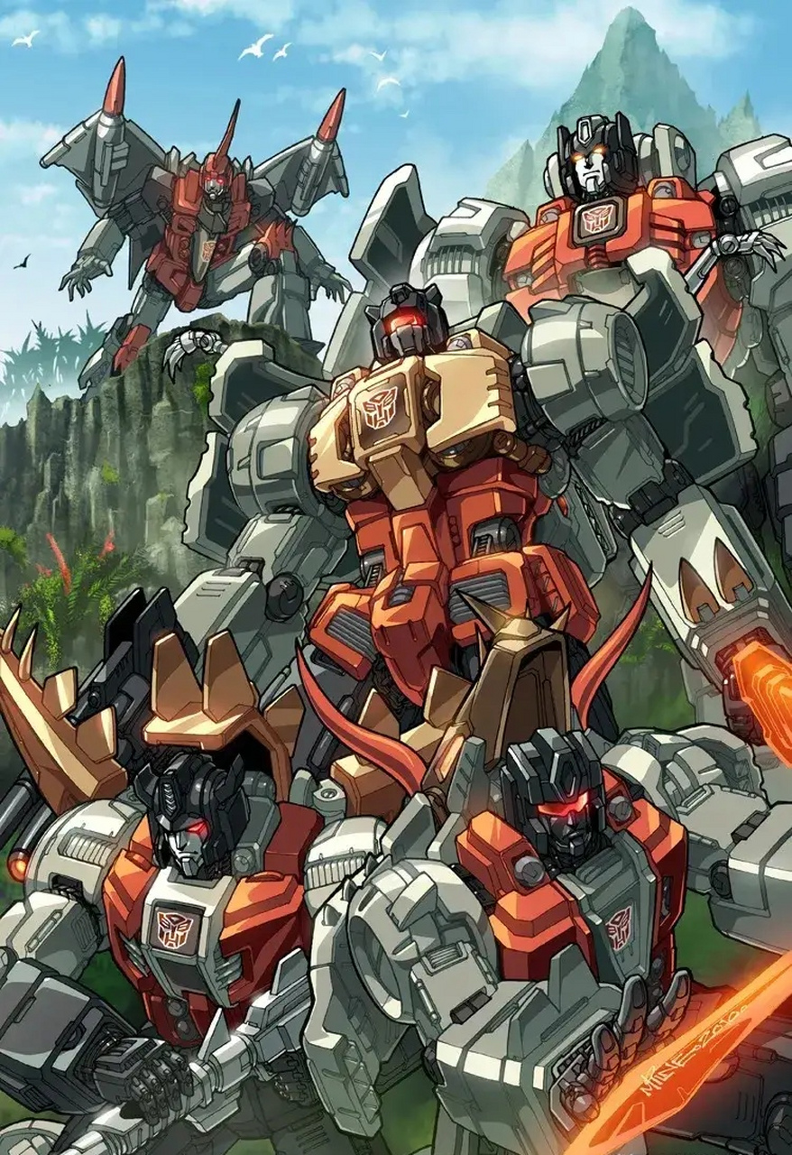 一组变形金刚idw插画欣赏,还是童年的角色,不过变得更加帅气了.
