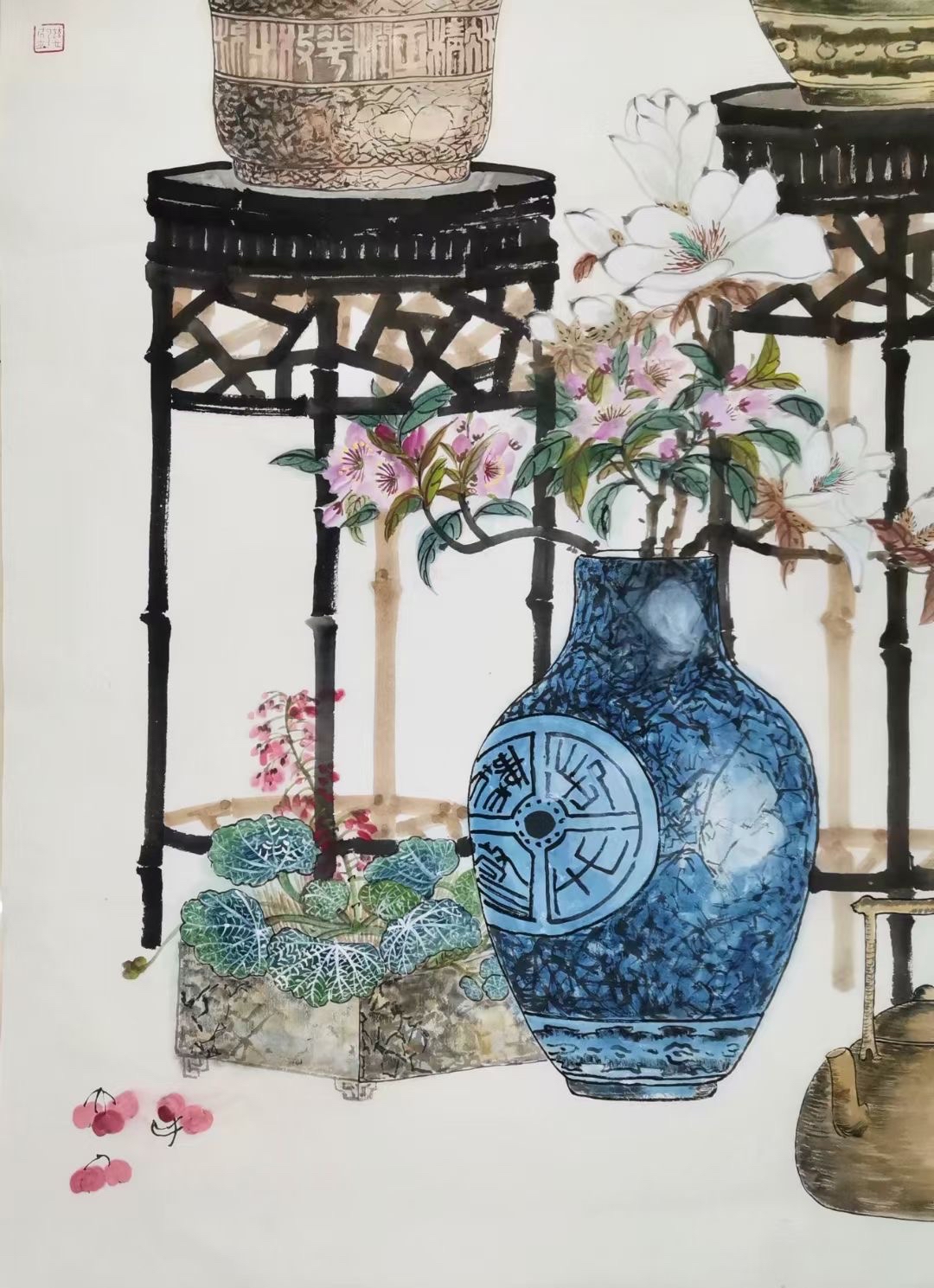 苏慧龙花鸟画清供图作品集