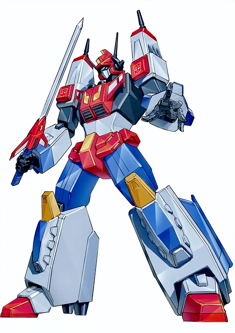 一组变形金刚g1动画汽车人历代领袖插画欣赏,分别是擎天柱,补天士