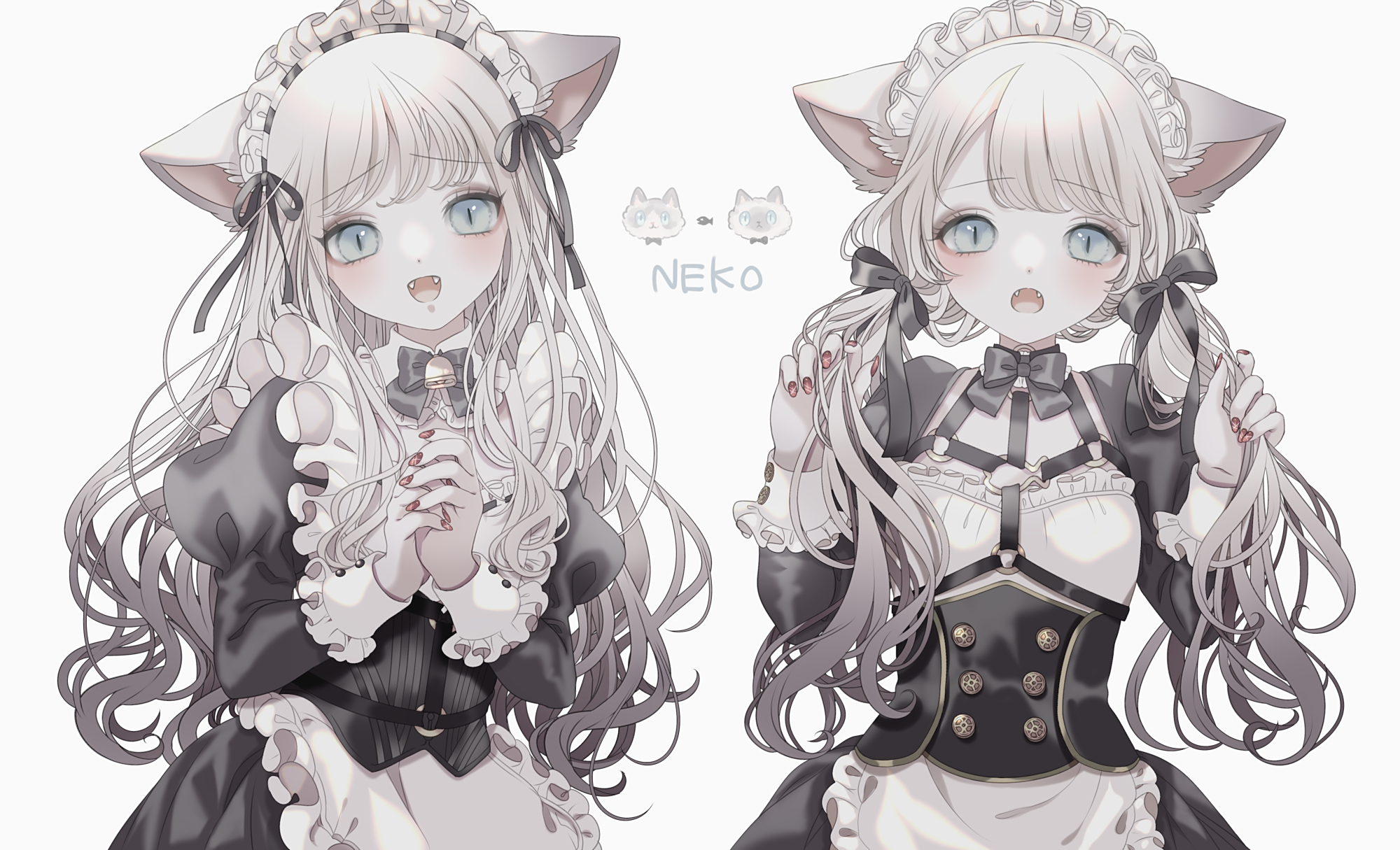 呐,主人辛苦啦,晚安,可爱兽耳娘十连击