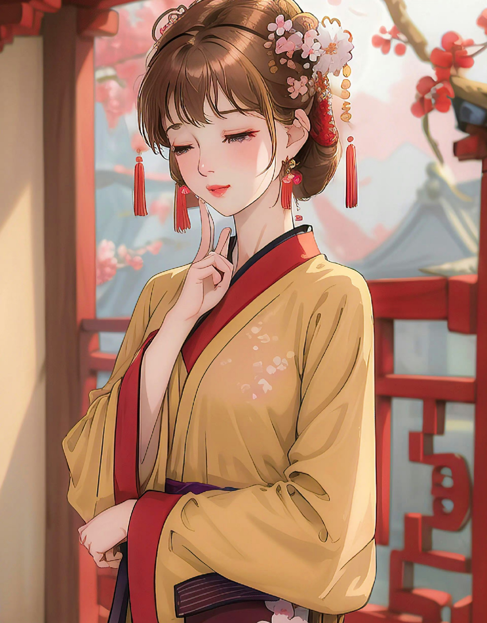 " 古风治愈系女生头像 . " 67