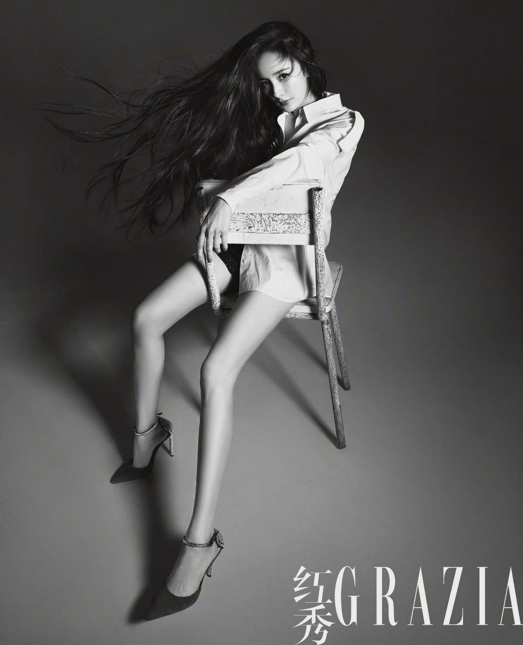 杨幂时尚先生写真#女明星# #娱圈新动向# #美女