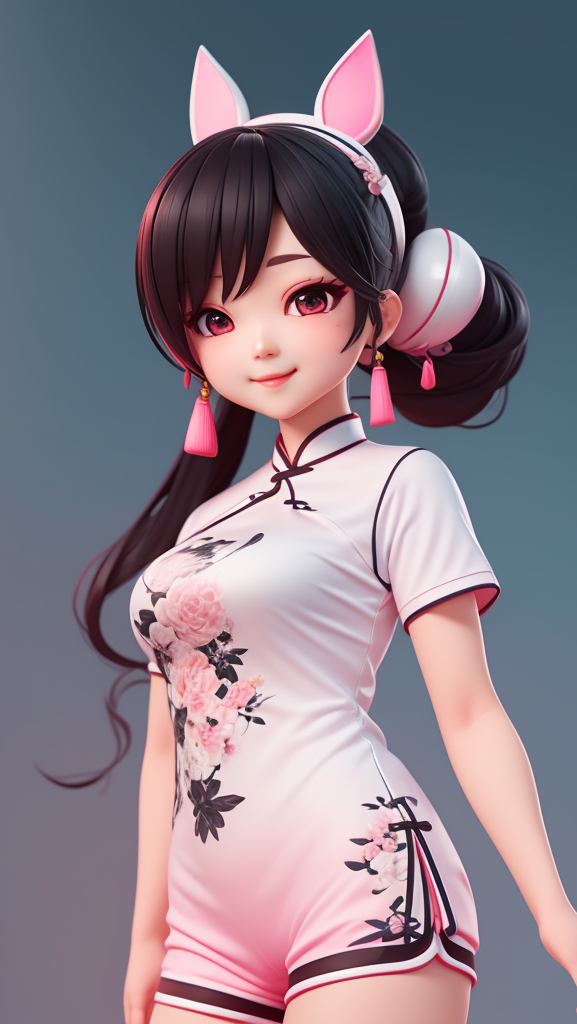 ai绘画,卡通动漫美少女