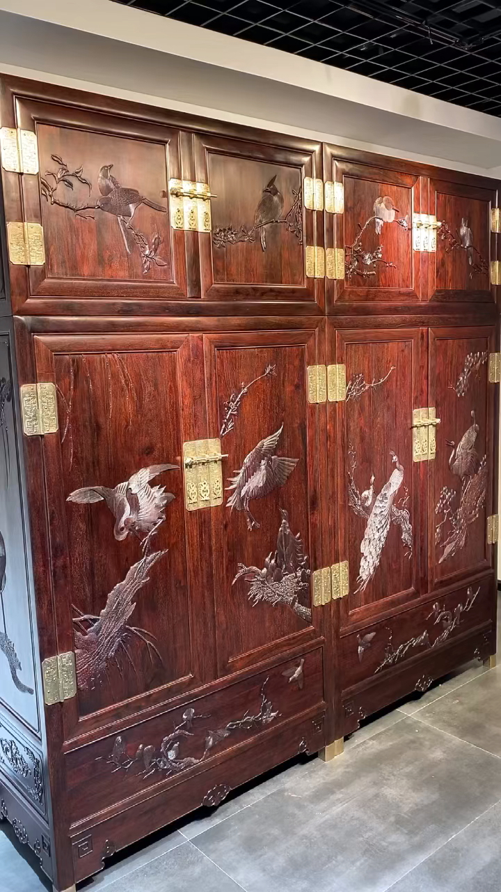 印度小叶紫檀顶箱柜