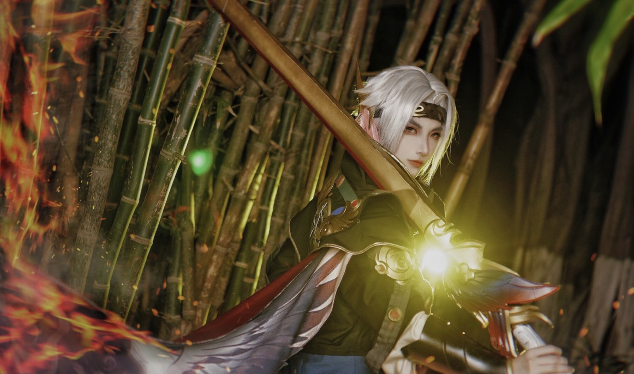 cosplay# #王者荣耀#  云鹰飞将:游长恩