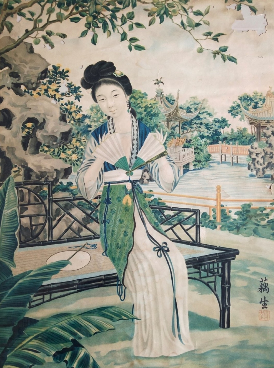 美女年画欣赏～民国时期名画家作品.