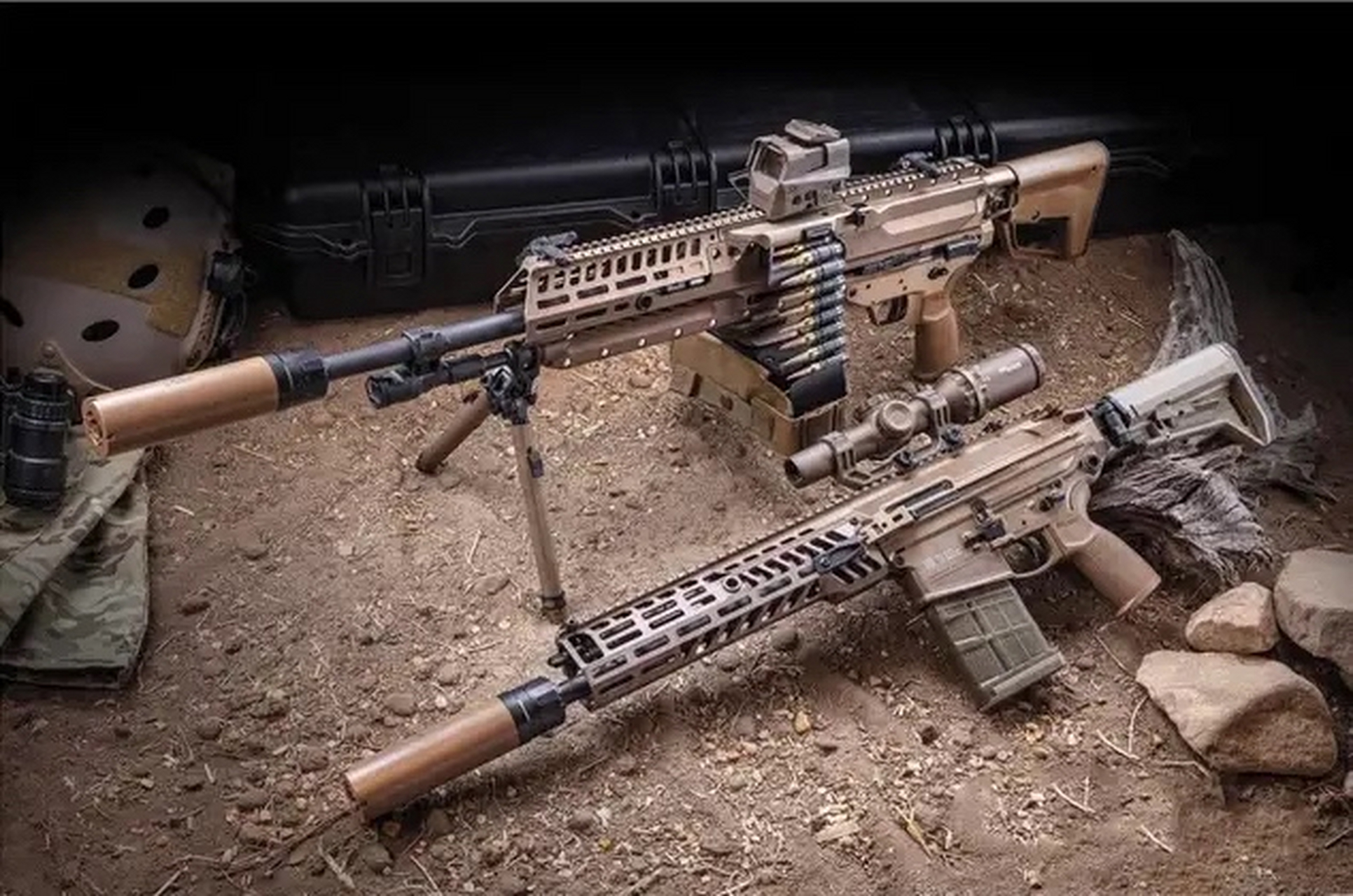 美国陆军的下一代班用轻机枪,西格绍尔的m250!