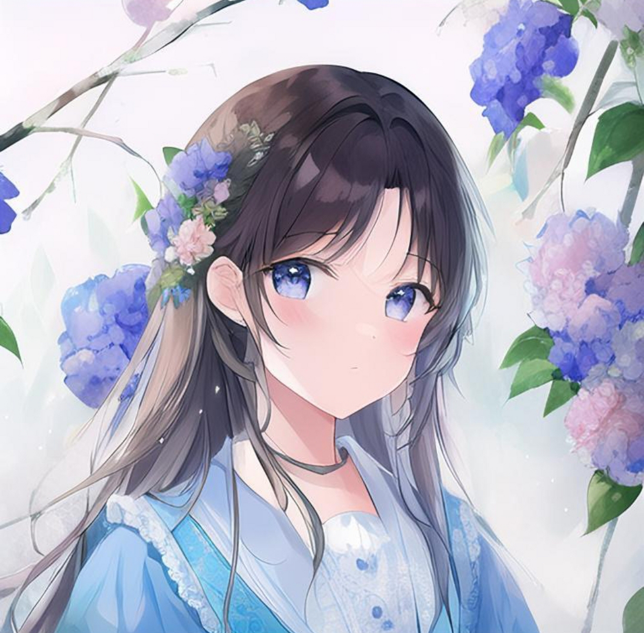 有趣表情:好看的漂亮的古风动漫美女头像表情手机壁纸#有趣表情# #动