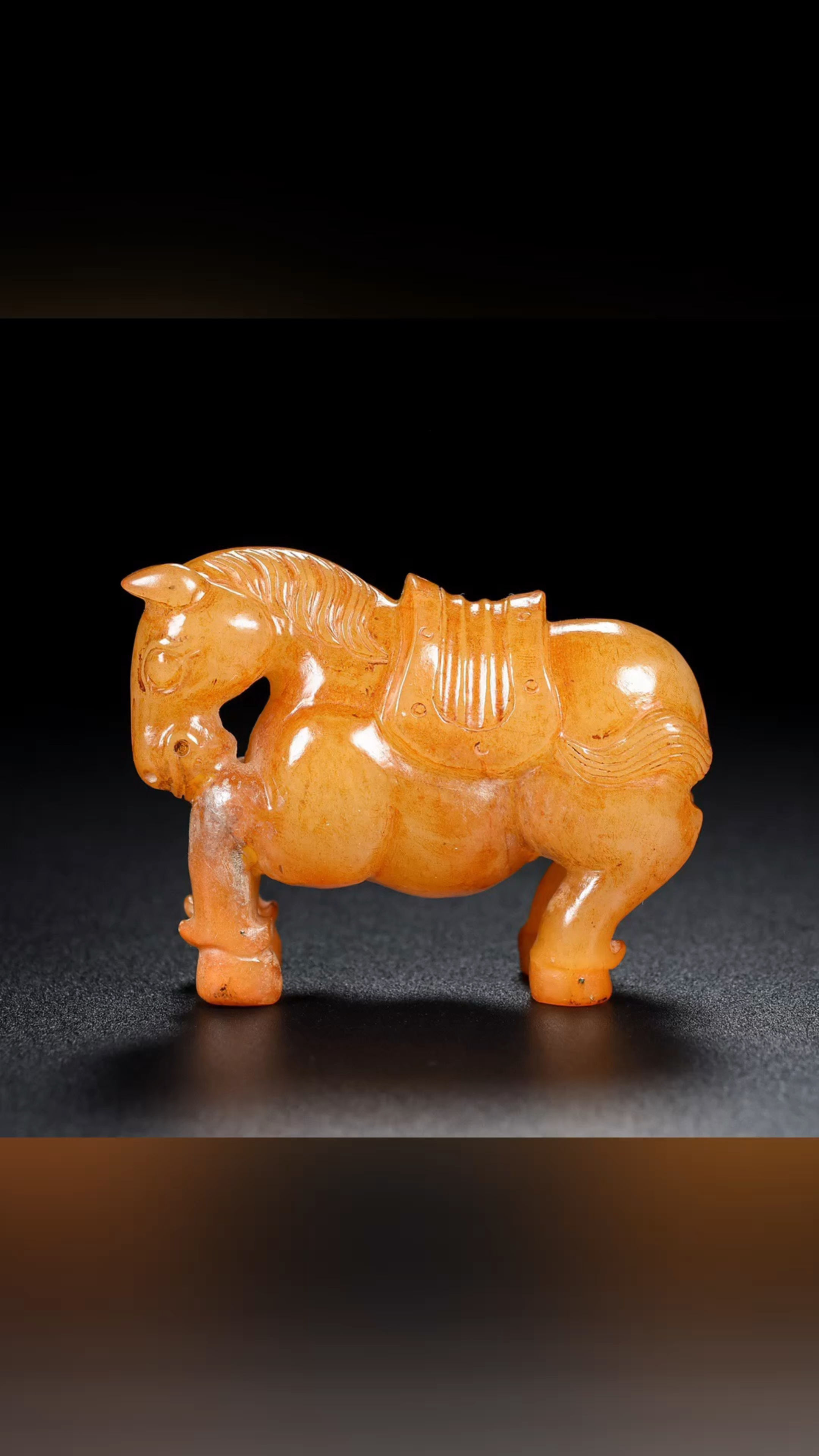 古玉老玉和田玉 玉马