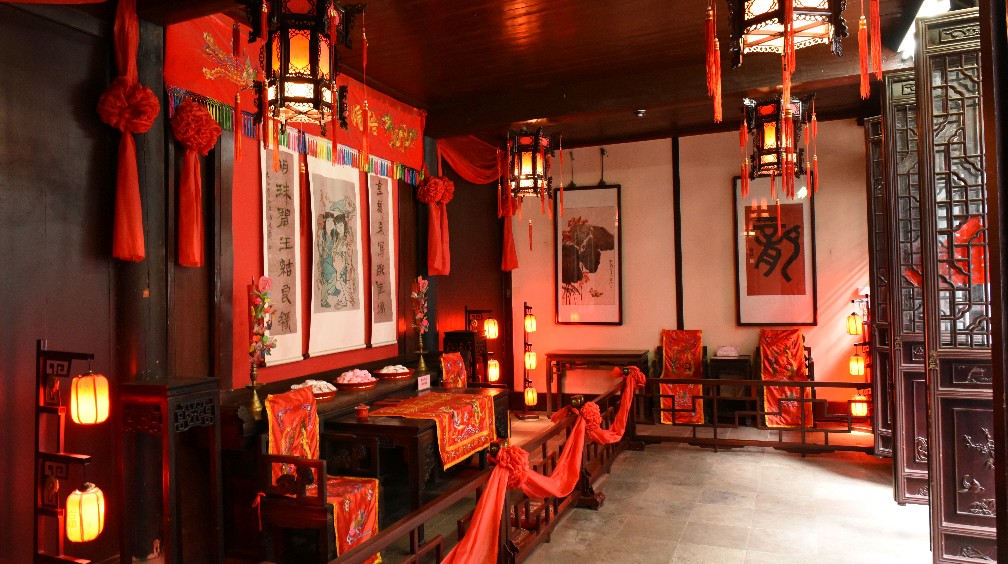 苏州同里古镇崇本堂(江南水乡婚俗馆)