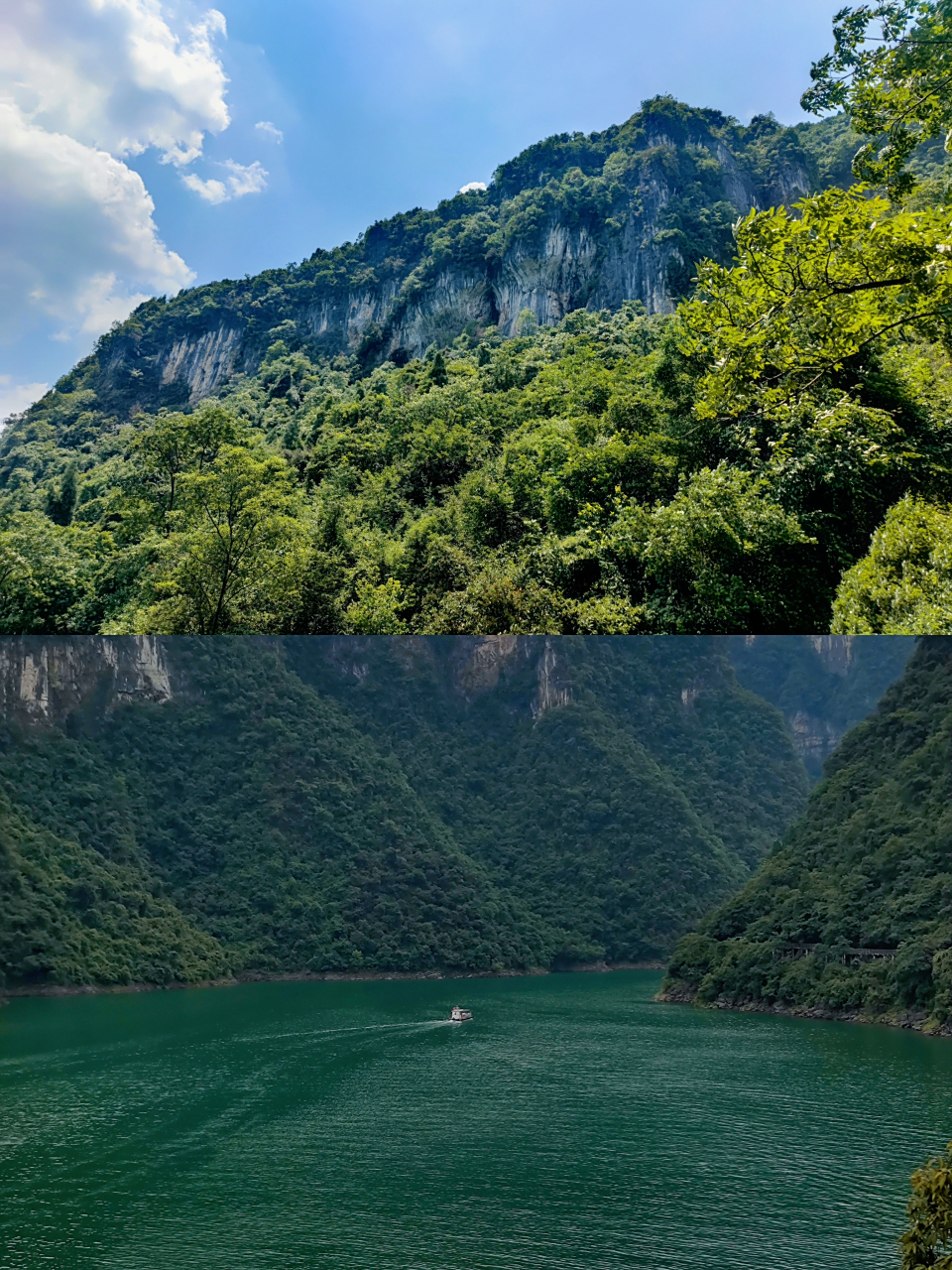 它是湖北省最美的风景区之一,位于长阳土家族自治县境内,八里里清江