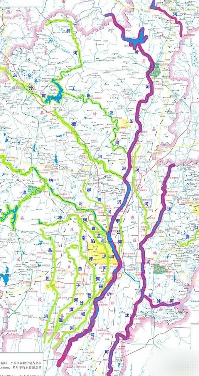 沂河没多大,山东段仅200多公里,是一条地区性河流,也是临沂的母亲河.