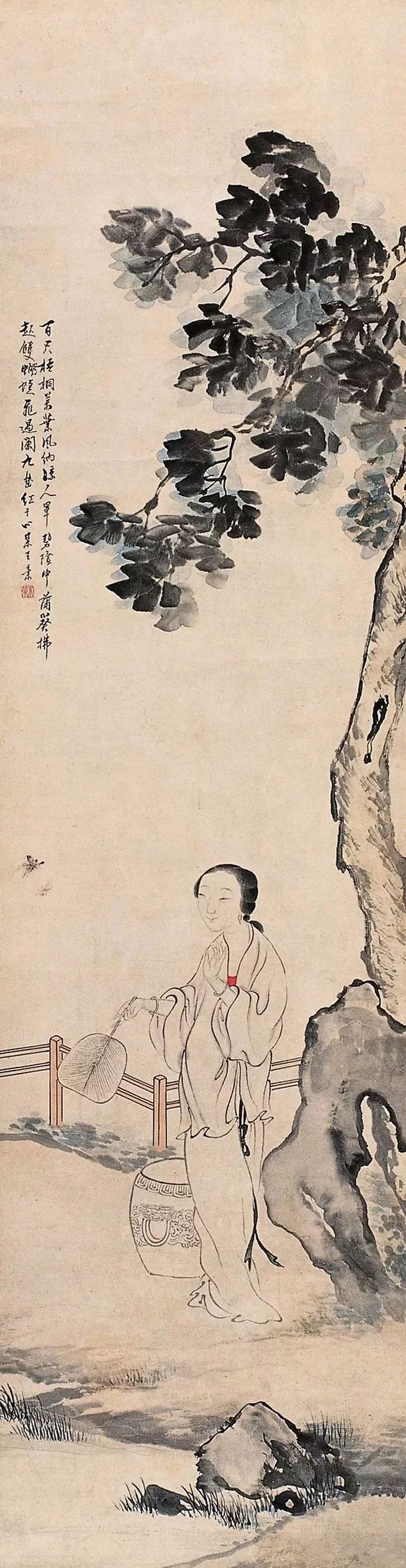 绘画大师王素仕女图绘画作品欣赏