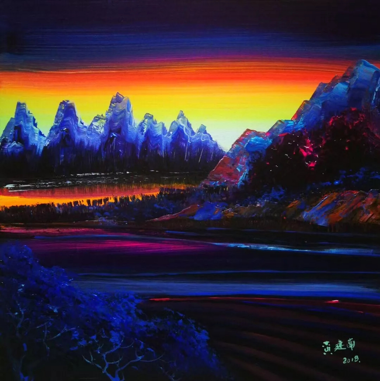 书法# #油画# #国画# 【著名艺术家黄建南油画作品赏析】组图二