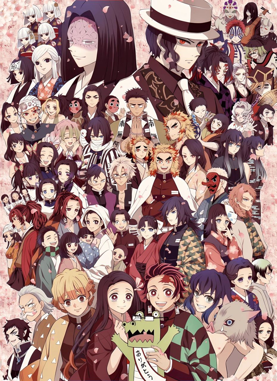 鬼灭之刃,超级无敌大合影