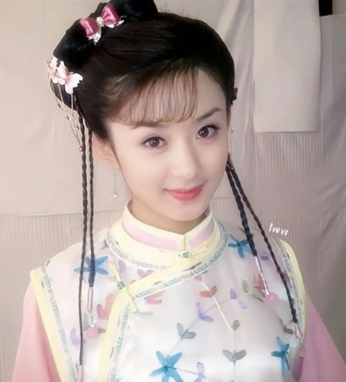 赵丽颖演晴儿时期,一出场就觉得她好漂亮