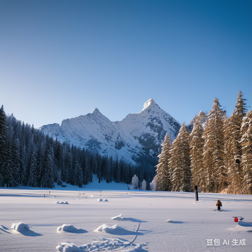 冬天的美丽雪景