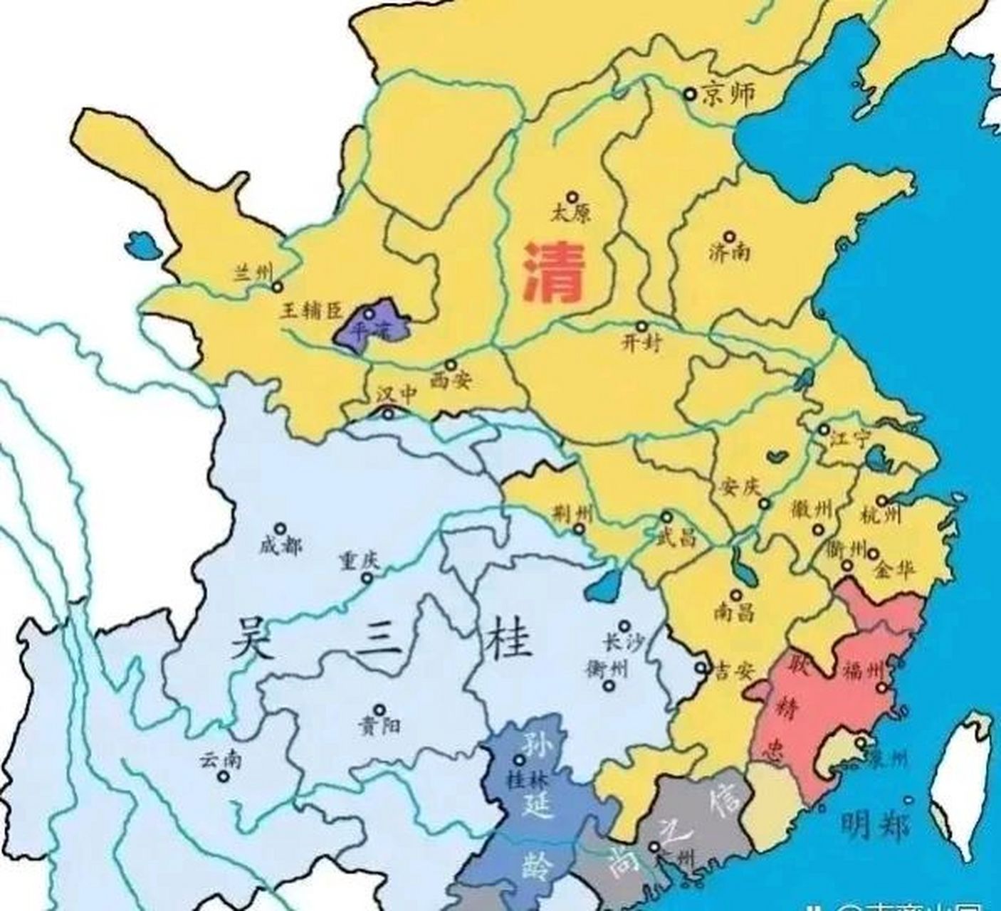 吴三桂太可惜了,攻下长沙后贪图享乐,畏缩不前,居然选择在湖南和清军