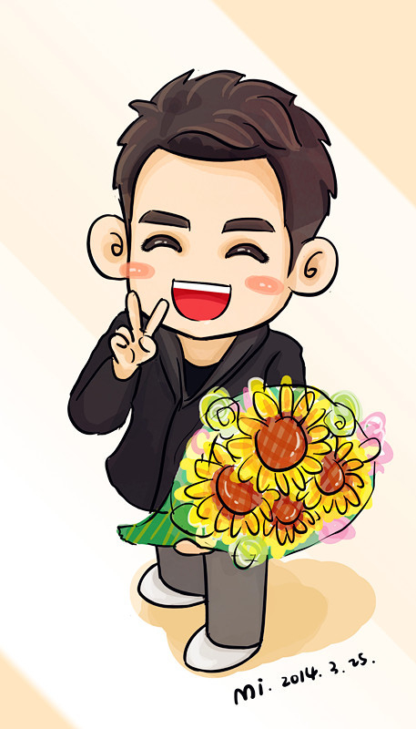 钟汉良卡通形象图