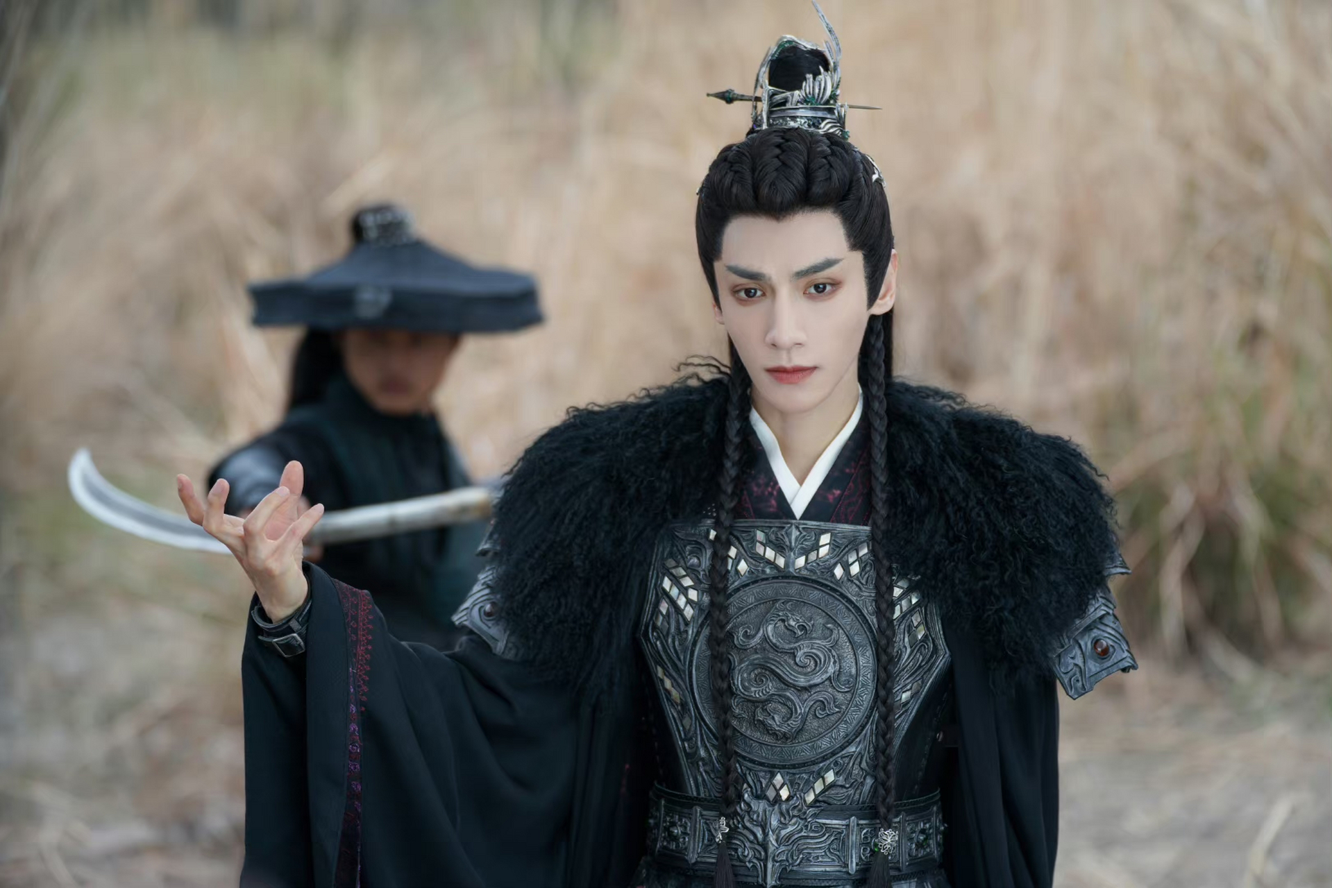 罗云熙烬皇亲征剧照,每天沉迷在罗云熙的新剧呢,澹台烬好帅啊,每次