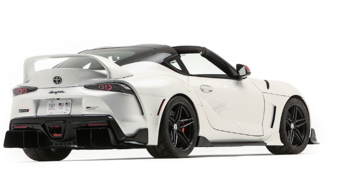 致敬a80 aerotop系列,丰田gr supra sport top概念车亮相