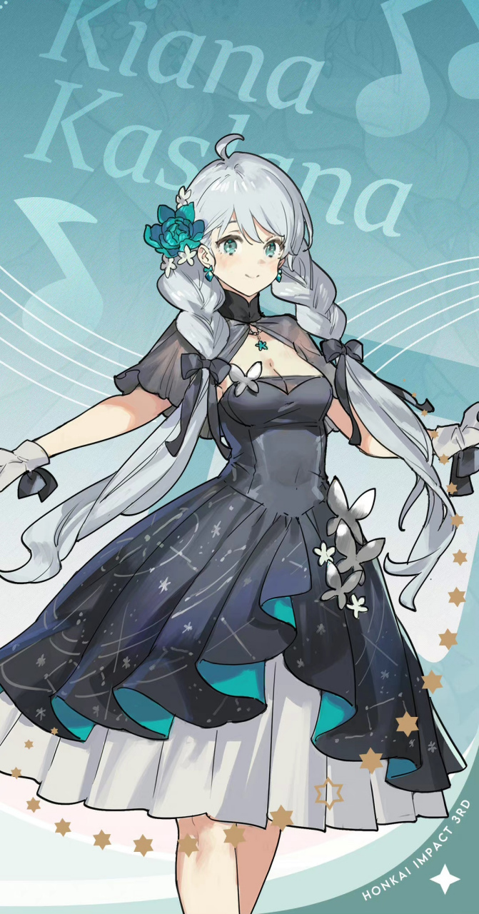 美丽的晚礼服 #动漫壁纸