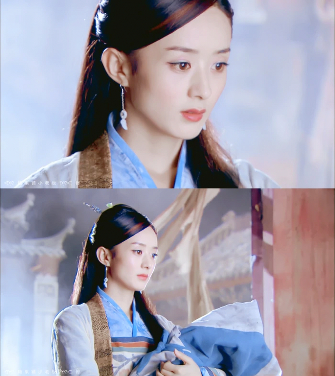 赵丽颖在《神雕侠侣》中也有演过穆念慈,她出场时间很短,属于客串演出