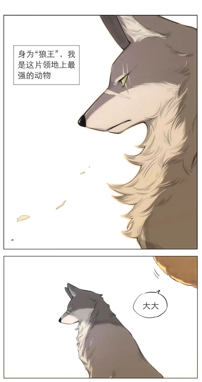 漫画# #捡了东西的狼#   作者:麻尾