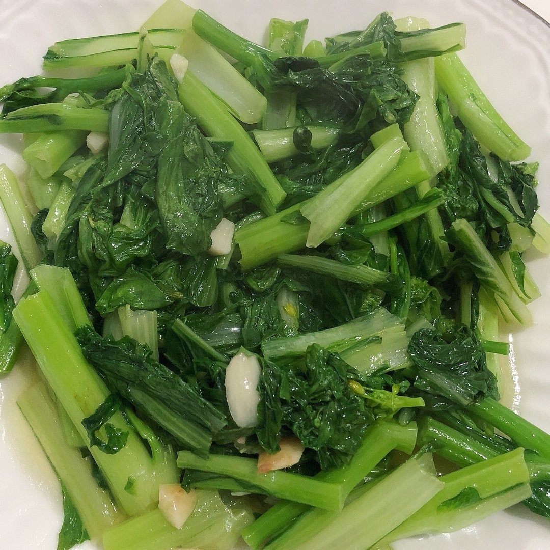 家常菜系列素菜蒜香小青菜,健康营养