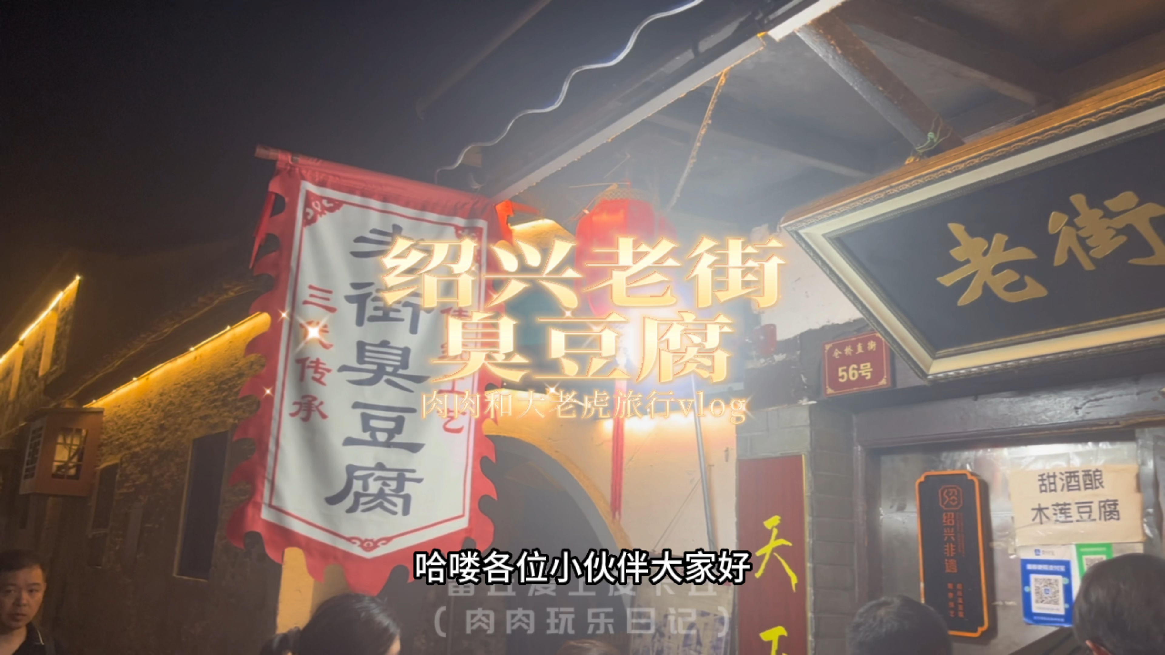 绍兴老街臭豆腐yyds-肉肉和大老虎的vlog